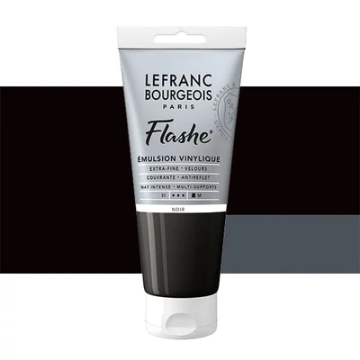 L&amp;amp;B Flashe vinil boja (akrilna boja), 80 ml - 265, black