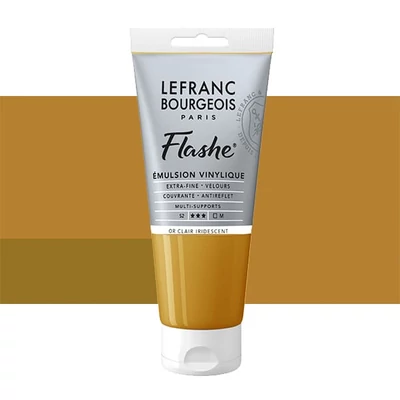 L&amp;amp;B Flashe vinil boja (akrilna boja), 80 ml - 834, iridescent light gold