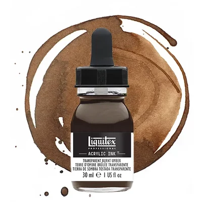 Liquitex akrilna tinta, 30 ml - 130, transparent burnt umber