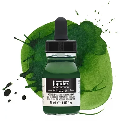 Liquitex akrilna tinta, 30 ml - 224, Hooker's green hue permanent