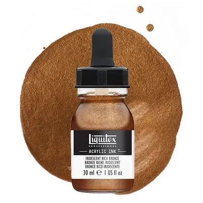 Liquitex akrilna tinta, 30 ml - 229, iridescent rich bronze