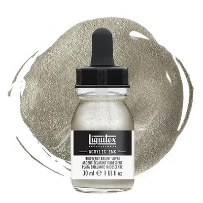 Liquitex akrilna tinta, 30 ml - 236, iridescent bright silver