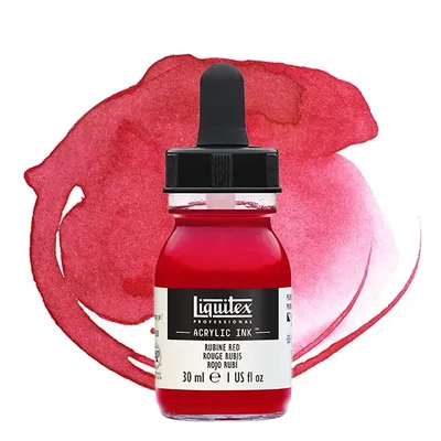 Liquitex akrilna tinta, 30 ml - 388, rubine red