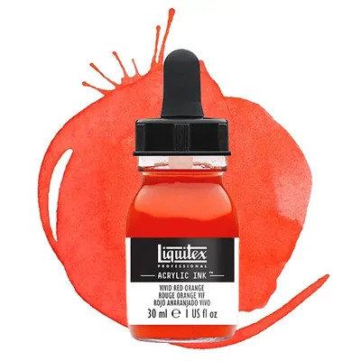 Liquitex akrilna tinta, 30 ml - 620, vivid red orange
