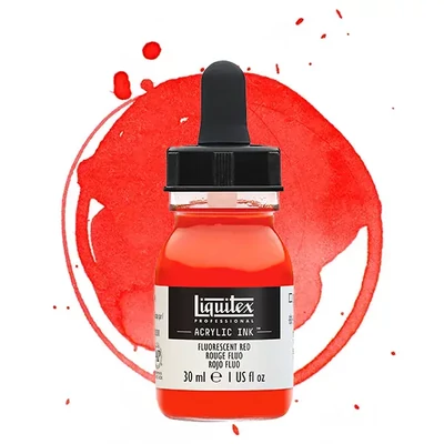 Liquitex akrilna tinta, 30 ml - 983, fluorescent red
