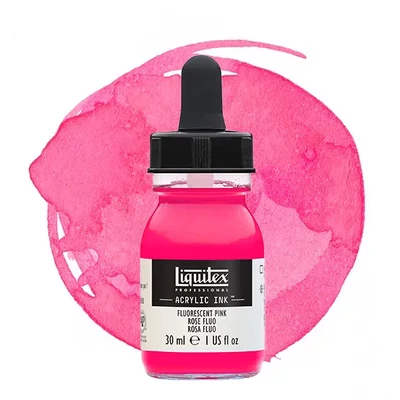 Liquitex akrilna tinta, 30 ml - 987, fluorescent pink