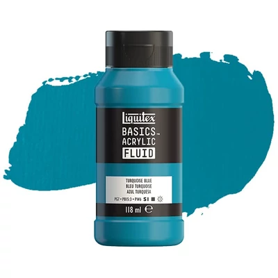 Liquitex Basics Fluid akrilna boja, 118 ml - 046, turquoise blue