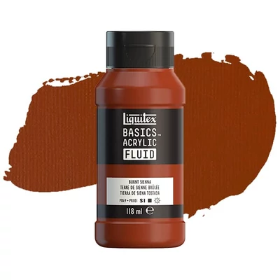 Liquitex Basics Fluid akrilna boja, 118 ml - 127, burnt sienna