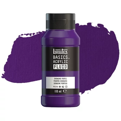 Liquitex Basics Fluid akrilna boja, 118 ml - 186, dioxazine purple
