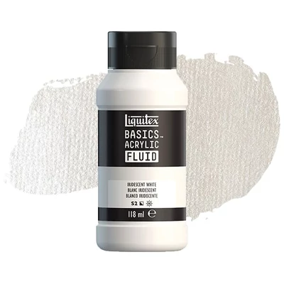 Liquitex Basics Fluid akrilna boja, 118 ml - 238, iridescent white