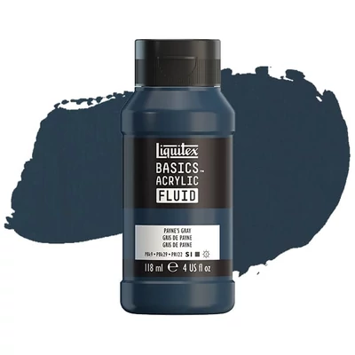 Liquitex Basics Fluid akrilna boja, 118 ml - 310, payne's grey