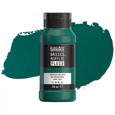 Liquitex Basics Fluid akrilna boja, 118 ml - 317, phthalocyanine green