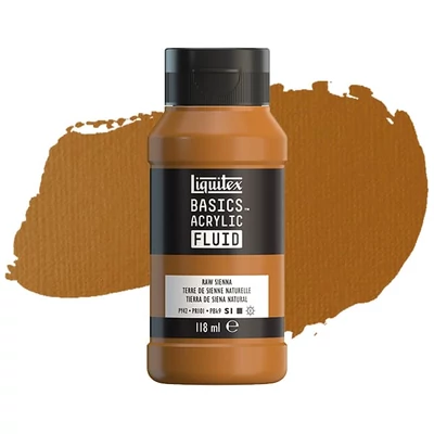 Liquitex Basics Fluid akrilna boja, 118 ml - 330, raw sienna