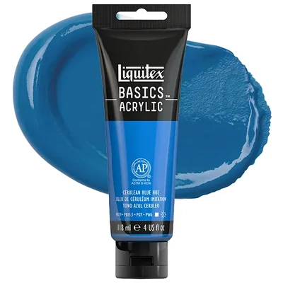 Liquitex Basics akrilna boja, 118 ml - 470, cerulean blue hue