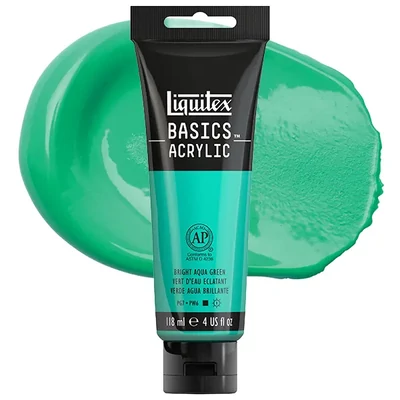 Liquitex Basics akrilna boja, 118 ml - 660, aqua green bright