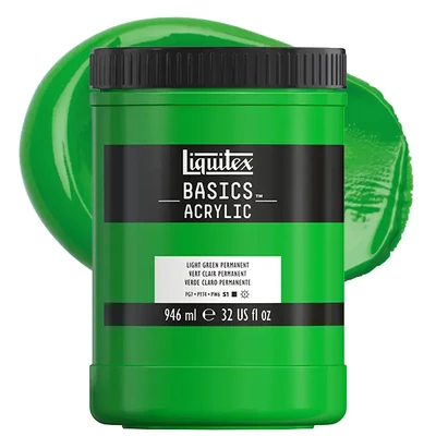 Liquitex Basics akrilna boja, 946 ml - 312, light green permanent