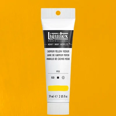 Liquitex Heavy Body akrilna boja, 59 ml - 161, cadmium yellow medium