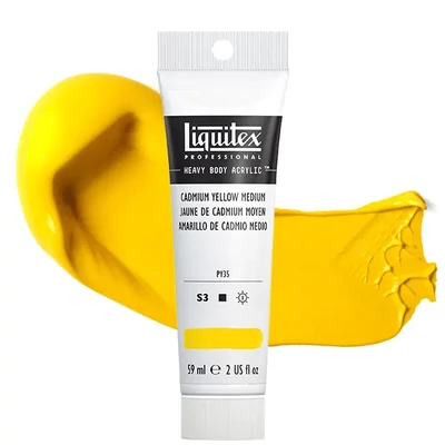 Liquitex Heavy Body akrilna boja, 59 ml - 161, cadmium yellow medium