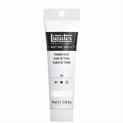 Liquitex Heavy Body akrilna boja, 59 ml - 432, titanium white