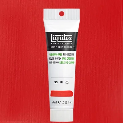 Liquitex Heavy Body akrilna boja, 59 ml - 894, cadmium-free red medium