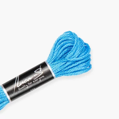 Konac za vezenje, Luca'S Stranded Cotton, 8 m - 205 (Puppets-7433 / DMC-996 / Anchor-433)