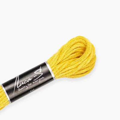 Konac za vezenje, Luca'S Stranded Cotton, 8 m - 343 (Puppets-8305 / DMC-3822 / Anchor-295)