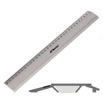 Leniar aluminijsko ravnalo - 30 cm