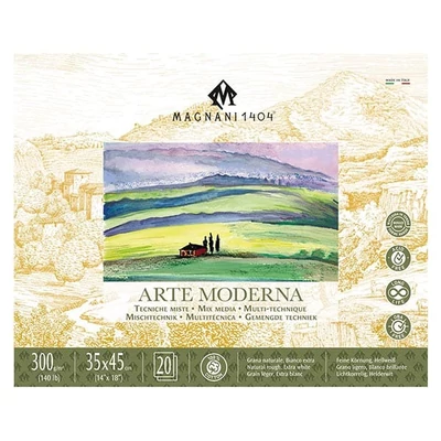 Magnani Arte Moderna blok za crtanje i slikanje, 100% pamuk, 300 g, 35x45 cm, 20 listova
