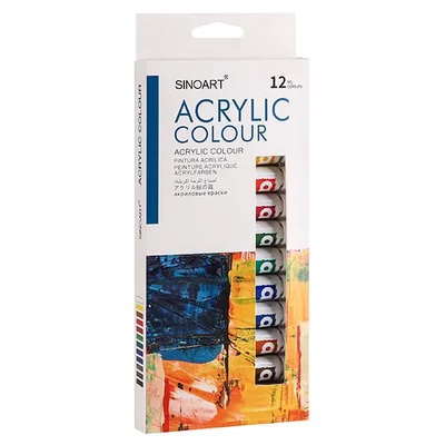Set akrilnih boja - 12x12 ml