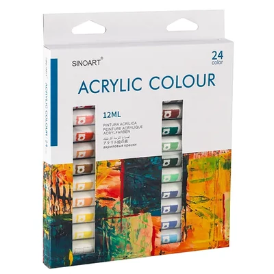Set akrilnih boja - 24x12 ml