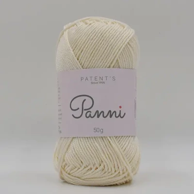 Pamučna pređa Panni, 50 g - 003, krema (Catania 130)