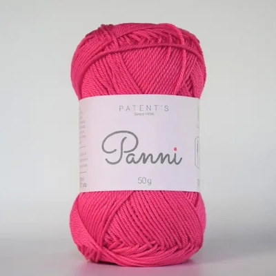 Pamučna pređa Panni, 50 g - 027, malina (Catania 256)