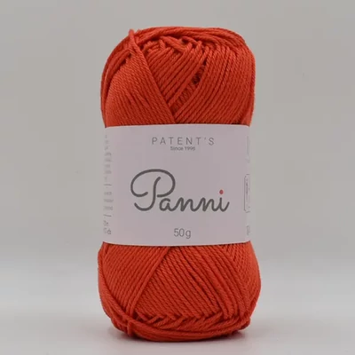Pamučna pređa Panni, 50 g - 041, rajčica (Catania 390)