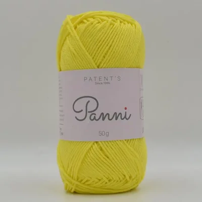 Pamučna pređa Panni, 50 g - 060, limun žuta (Catania 280)
