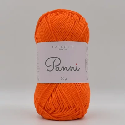 Pamučna pređa Panni, 50 g - 102, neonsko narančasta (Catania 443)