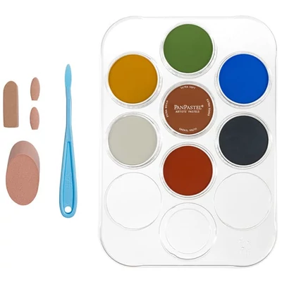 PanPastel set suhogog pastela u teglicama, 7 kom + dodaci – Landscape