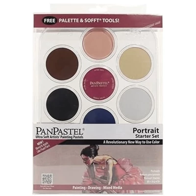 PanPastel set suhogog pastela u teglicama, 7 kom + dodaci - Portrait