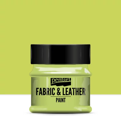 Pentart boja za tekstil i kožu, 50 ml - limeta