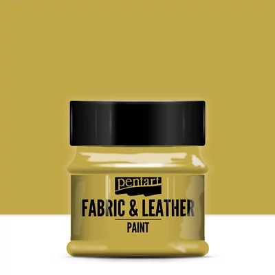 Pentart boja za tekstil i kožu, 50 ml - zlatna (metalik)