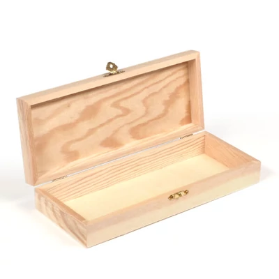 Drvena kutija - pravokutna, 25x10x4,6 cm