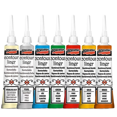 Pentart boja za konturiranje, univerzalna, 20 ml - u raznim bojama