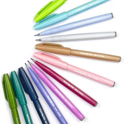 Pentel Brush Sign Pen kist filc - u raznim bojama