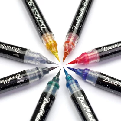 Pentel Dual Metallic Brush kist filc - u raznim bojama