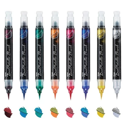 Pentel Dual Metallic Brush kist filc - u raznim bojama