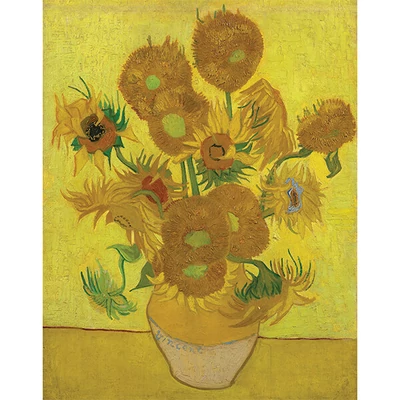Set za bojanje, Poznata remek-djela, 28x35,5 cm - Suncokreti, Van Gogh