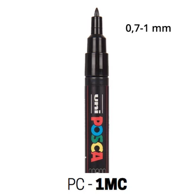 Flomaster UNI POSCA PC-1M 0,7-1 mm - u raznim bojama