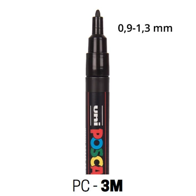 Flomaster UNI POSCA PC-3M, 0,9-1,3 mm - u raznim bojama