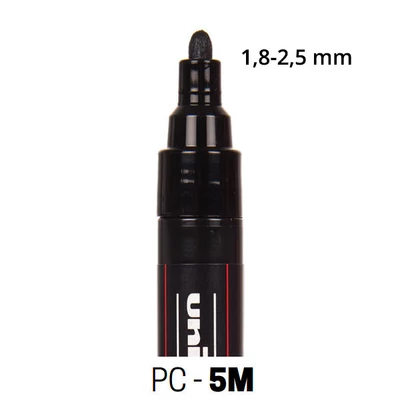 Flomaster UNI POSCA PC-5M 1,8-2,5 mm - u raznim bojama