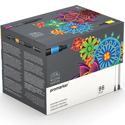 ProMarker dvostrani alkoholni flomaster - észlet - 96 db, superbig box set