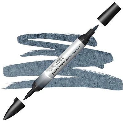 Promarker Watercolor dvostrani filc za akvarel kist- 465, Payne's grey
